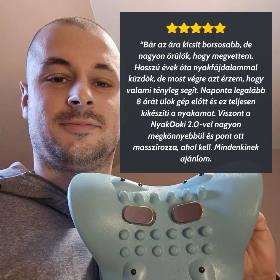 NyakDoki 2.0 - Masszázs, EMS Terápia, Akupresszúra, Melegítés, Nyújtás