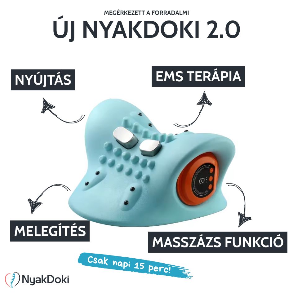 NyakDoki 2.0 - Masszázs, EMS Terápia, Akupresszúra, Melegítés, Nyújtás